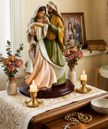 Figura de la Sagrada Familia: Dulce madre