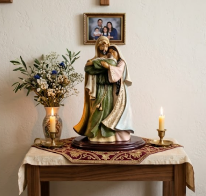 Figura de la Sagrada Familia: Padre protector
