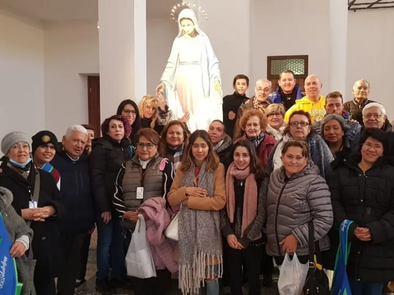 Grupo de peregrinos