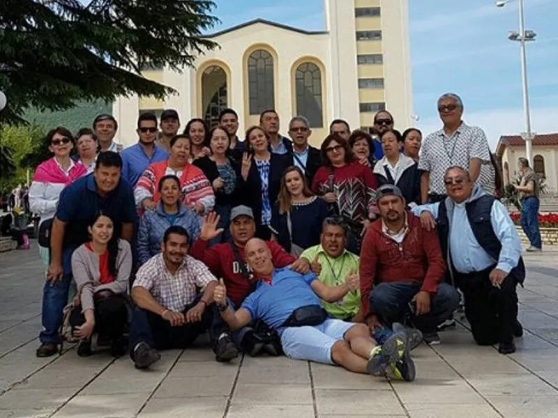 Grupo de peregrinos
