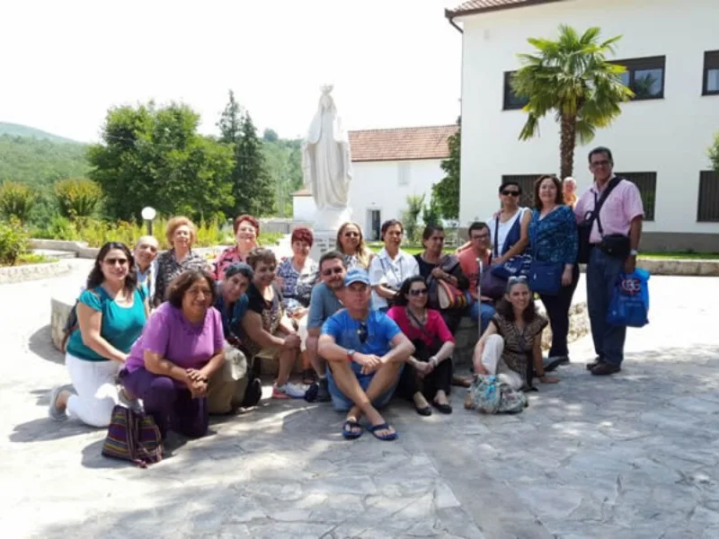 Grupo de peregrinos