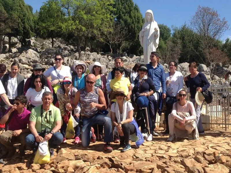 Grupo de peregrinos