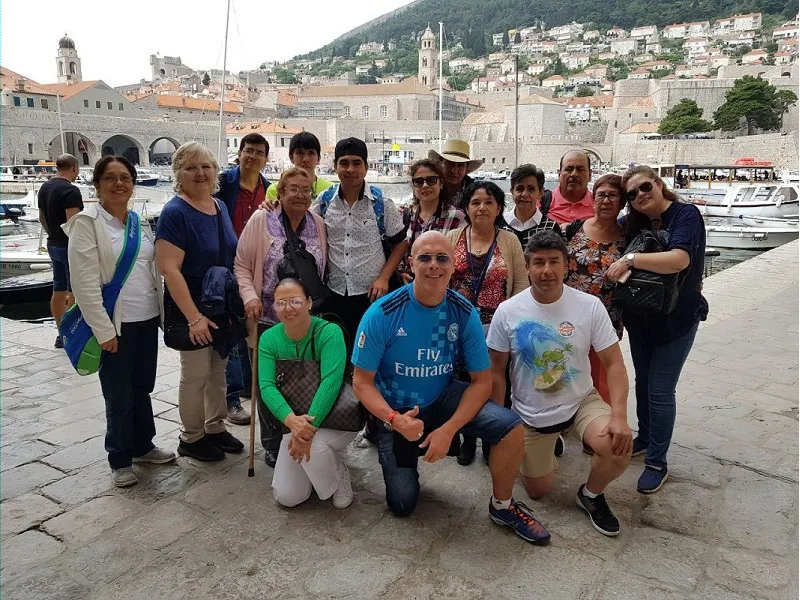 Grupo de peregrinos