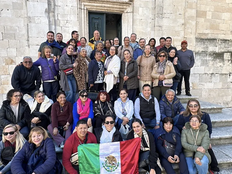 Grupo de peregrinos